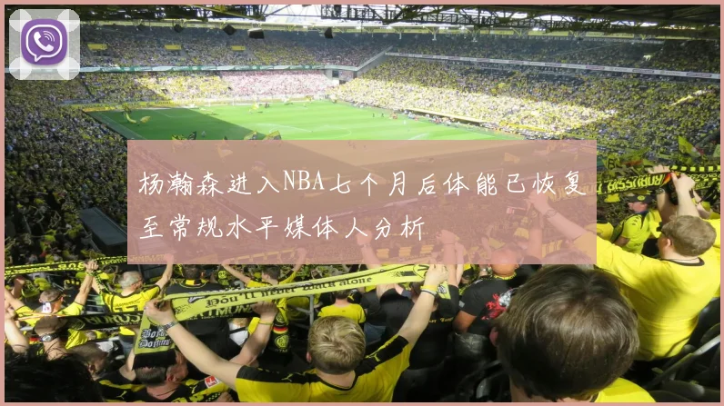 杨瀚森进入NBA七个月后体能已恢复至常规水平媒体人分析